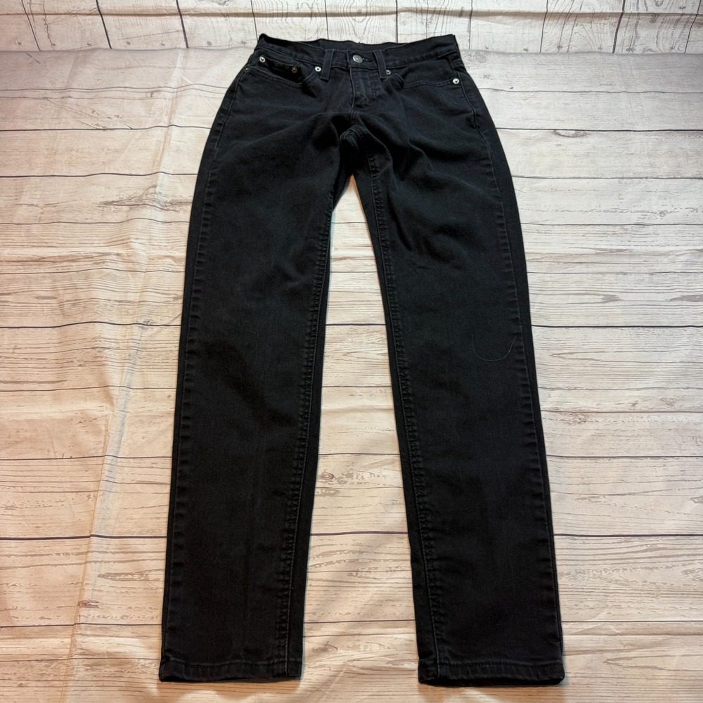 Levis 531 Jeans Black Denim Straight Leg‎ Regular Fit Cotton Pants Men's 28x32